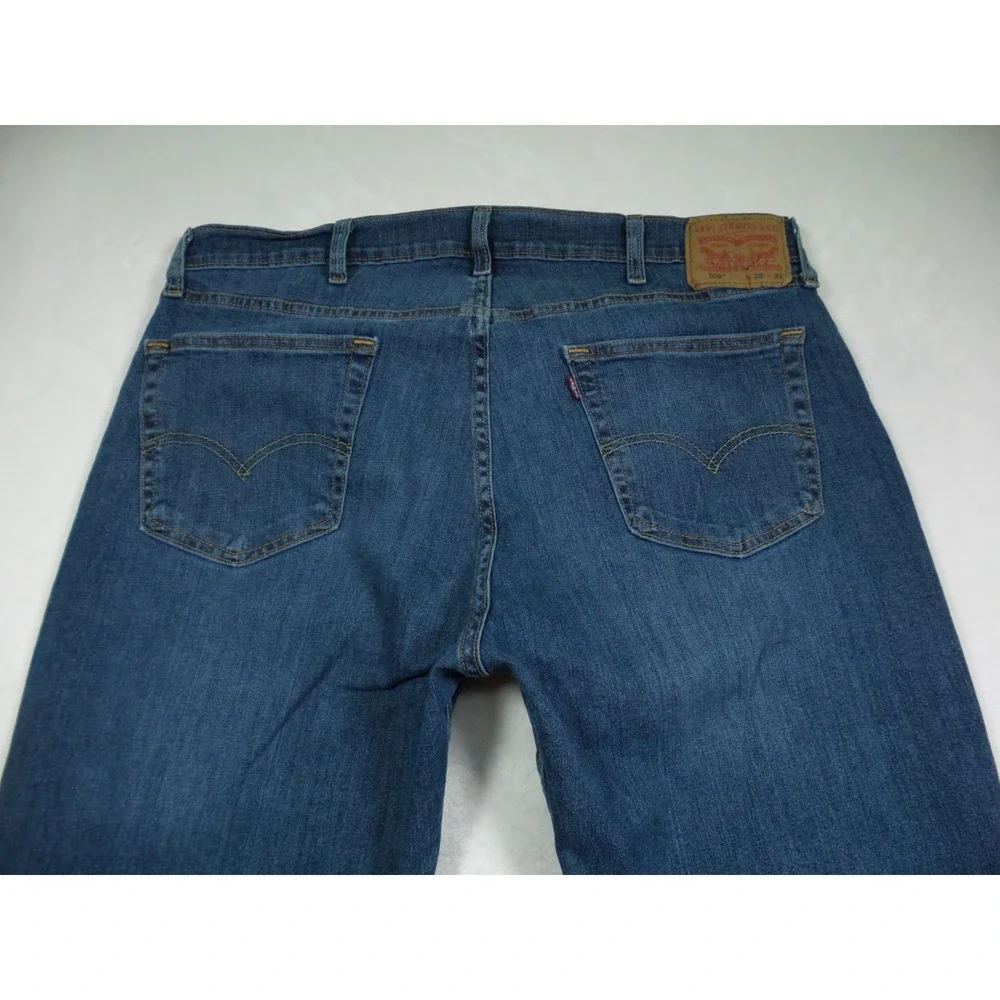 Levis 559 Jeans Mens‎ Size 38 x 32 Blue Denim Relaxed Fit Straight Leg Stretch